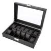 Woven Pattern Watch Storage Case Carbon Fiber Texture Watch Display Box  Watch Collection