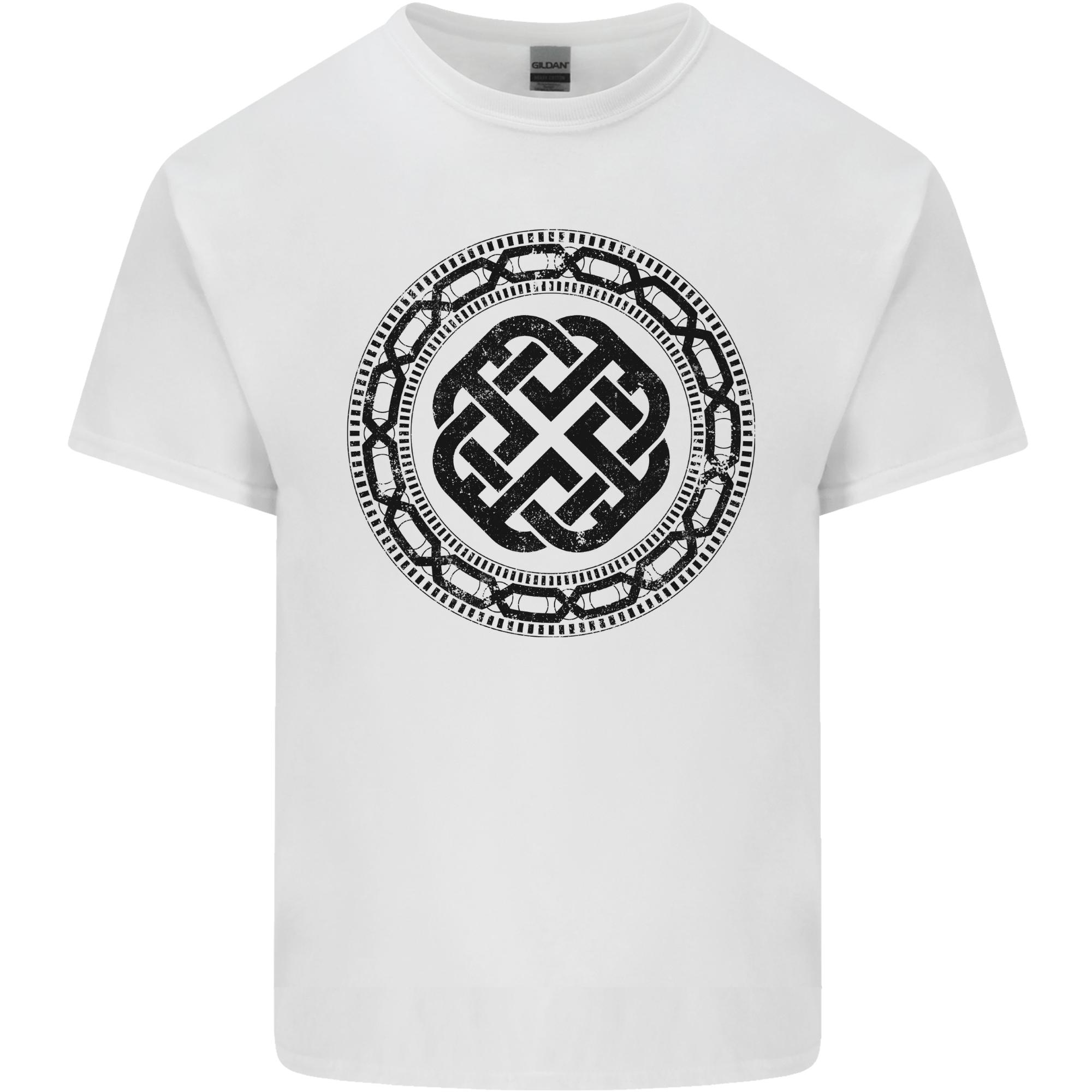 Viking Symbol Norse Mythology Black Gym Unisexs Light Cotton TShirt S