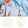 50Pcs Dollar Shape Cute Paper Clips Gold Small Paper Clips Cute Paper Clips  Book Marking