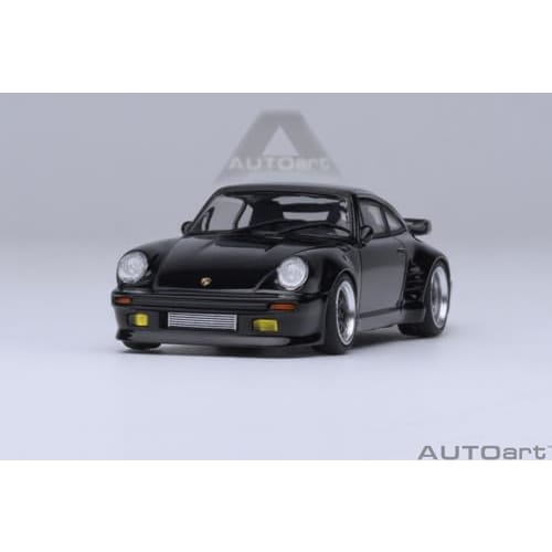 AUTOart 1/64 Scale Porsche 911 (930) Turbo "Wangan Midnight" Blackbird (Volume 1 Specification) Finished Model 20636