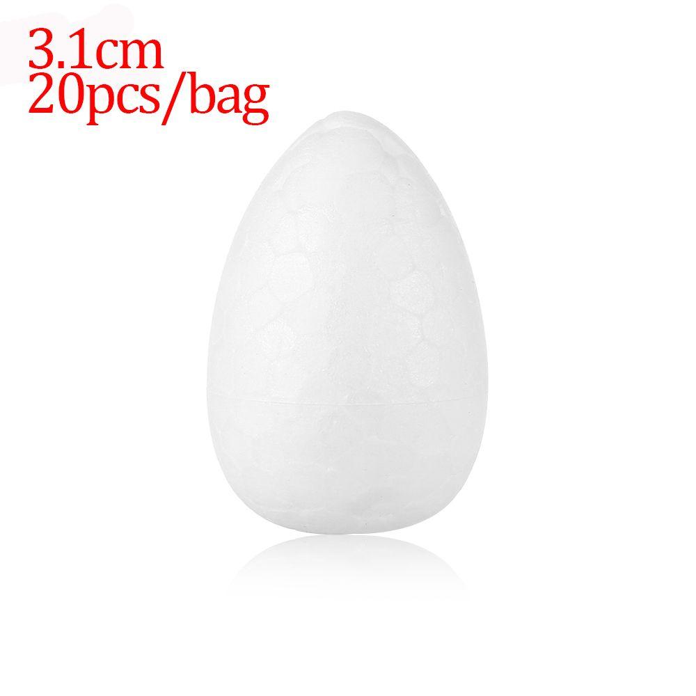 Hochzeitsdekor Oval Werkzeuge Küchenzubehör Schaum Blume Weiß Handwerk Bälle Tropfenform DIY Malerei