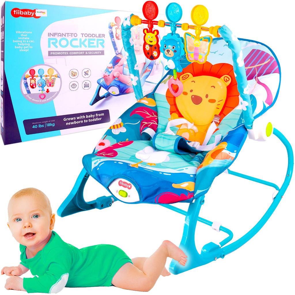 Blue Lion Baby Vibration Rocking Chair and Bouncer