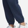 Nike Solid Color Casual Logo Print Cuffed Sweatpants Women Bottoms Navy-Blue DZ4629-410