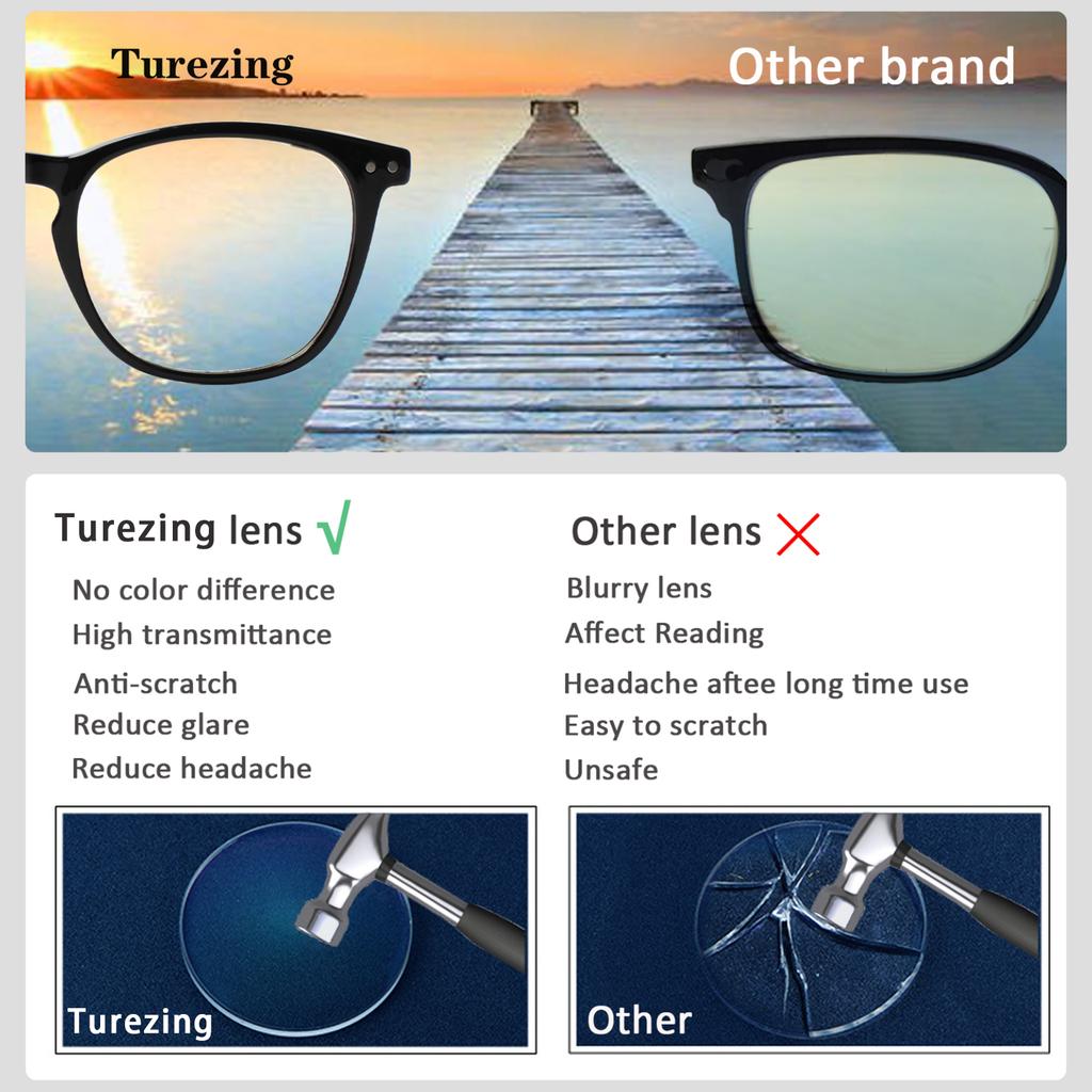 TUREZING 4 Pairs Presbyopia Eyeglasses Stylish Printed Pattern with Spring Hinges for Gentlemen Women Cheap Presbyopia Oval Clear Lenses