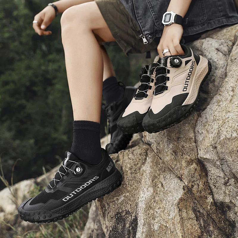 Mens Sneakers Walking Waterproof Hiking Shoes for Men Man Male Breathable Trekking Men's Sports Shoes Casual Outdoor Trainers