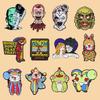 Unique Cartoon Horror Character Metal Badge Brooch Personal Accessory For Collectors