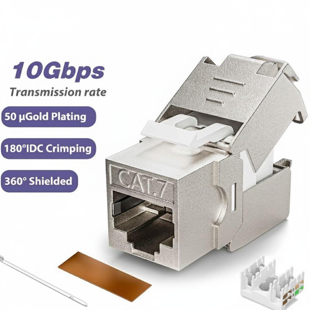 Tool Less Shielded Jack Shielded Network Adapter Coupler New Coupler Home Network