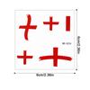 40 Sheets Country Flag Face Stickers Waterproof Tattoo Stickers Flag Face Tattoo for Football Fans Sports Events Party Supplies