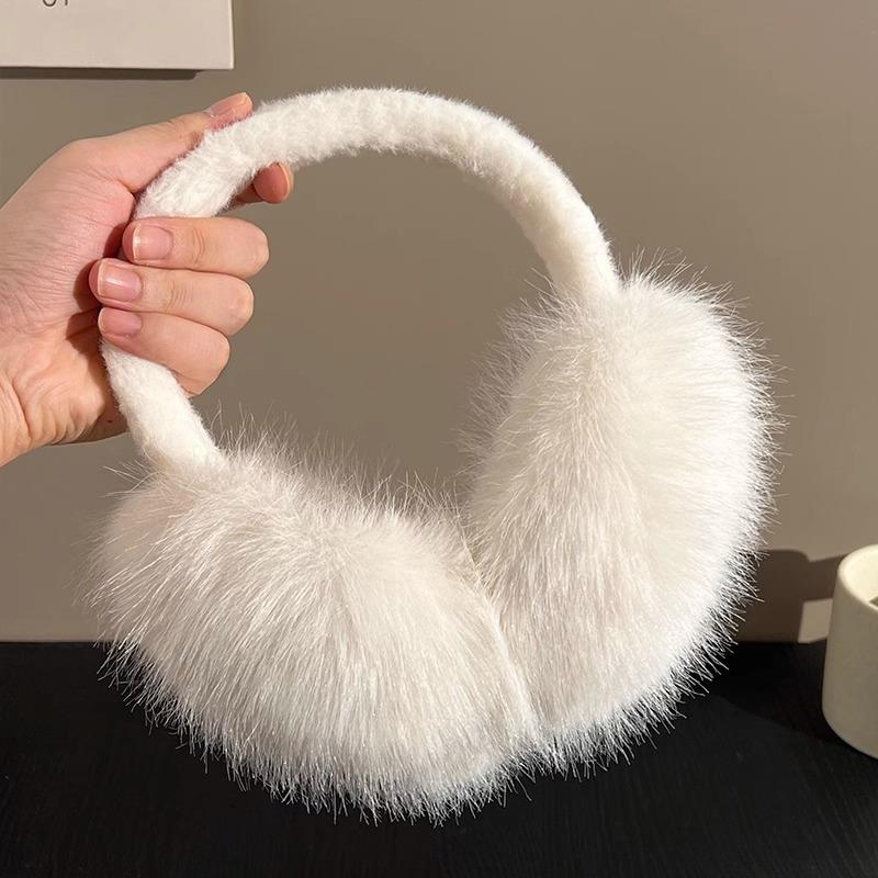 Fashion Soft Faux Fur Ear Warmer Winter Earmuffs For Women Men Solid Color Earflap Outdoor Cold Protection Ear-Muffs Ear Cover