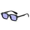  Fashion Small Square Women Sunglasses Retro Rivets Men Black Tea Shades UV400 Sun Glasses