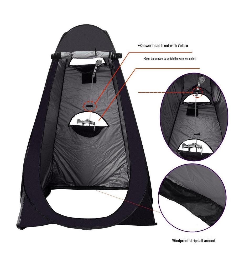 Instant Pop-Up Outdoor Shower & Changing Tent for Camping and Beach