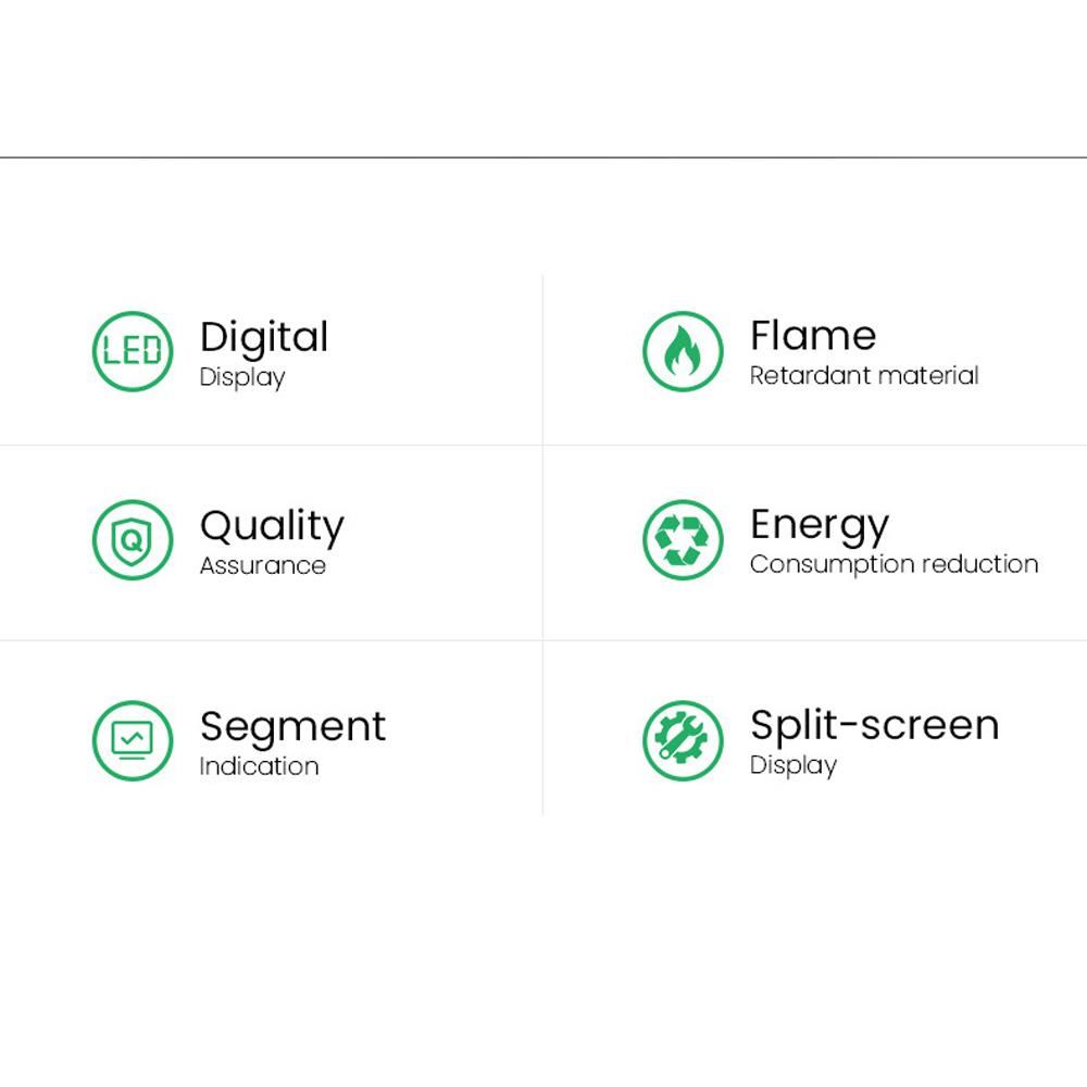 Kompaktes Gleichspannungsmessgerät DC11V 310V Intelligentes LED Digitalanzeige Voltmeter Schienenmontage Spannungsdetektor