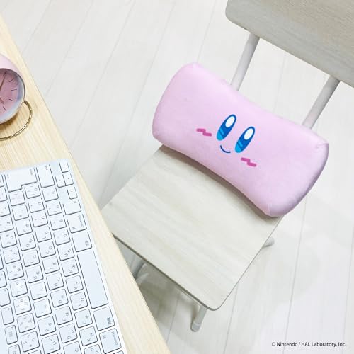 MORIPiLO Kirby Memory Foam Lumbar Pillow (Mini Relax Pillow) Soft and Soft to the Touch, Soft Plush Toy, Nap Pillow (Sweet Dreams Pink), 16x33x8cm, Ch