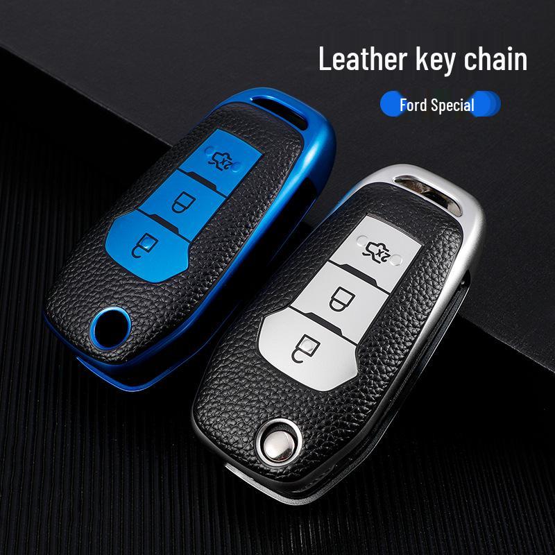 Estojo para chaves Ford: Capa de Proteção para Controles Remotos de Carro Edge, Focus, Taurus, Ecosport