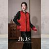 JK&JS Reversible Jacquard Chinese Style Vest