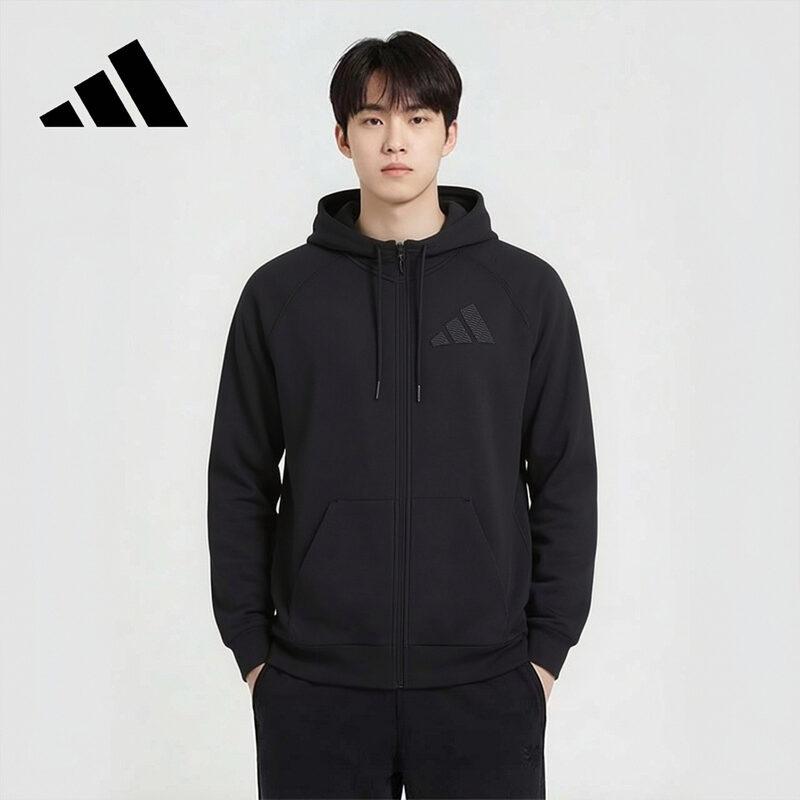 Adidas Men s Hooded Sport Jacket 2XL