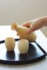 Enjoy the refreshing aroma of hinoki cypress with this wooden sake Includes a 120ml tokkuri and two 45ml guinomi Made in Enjoy the beautiful wood