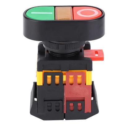 APBB 22 25N Double Push Button Switch with LED Light NoNC Momentary Button Switch