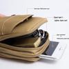 Riñonera Oxford Impermeable 2021 - Soporte para Teléfono en Cinturón para Hombre de 6.5" con Mosquetón para Correr al Aire Libre