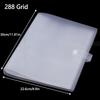 84/160/288 Grid Anti-Oxidation Jewelry Storage Albums Transparent Necklace Bracelet Ring Book Holder Portable Jewelry Bag