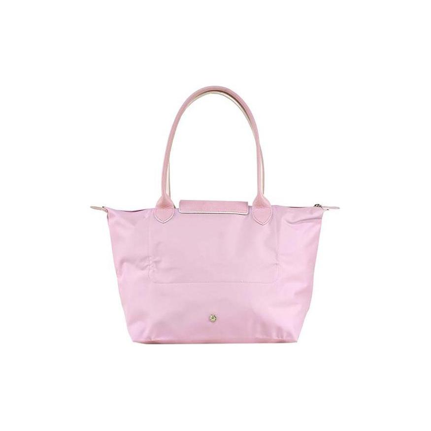 New LONGCHAMP Le Pliage Polyamide Canvas Fabric Canvas Bag Dumpling Bag One Shoulder Handbag Medium Size Women's Pink 2605619P36