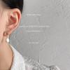 Promotion  For Women 100% Baroque Freshwater Pearl 14K Gold Filled Female Tassels Stud Earrings Christmas Gifts