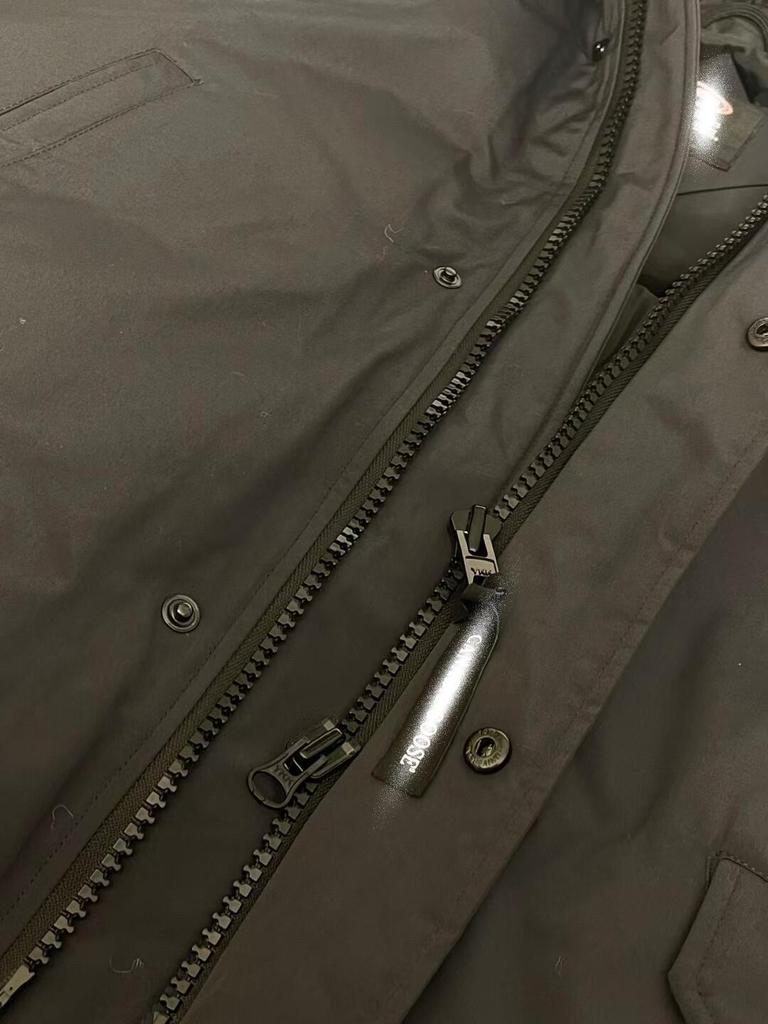 Big Goose 01 Unisex Winter Down Jacket with Fur Collar