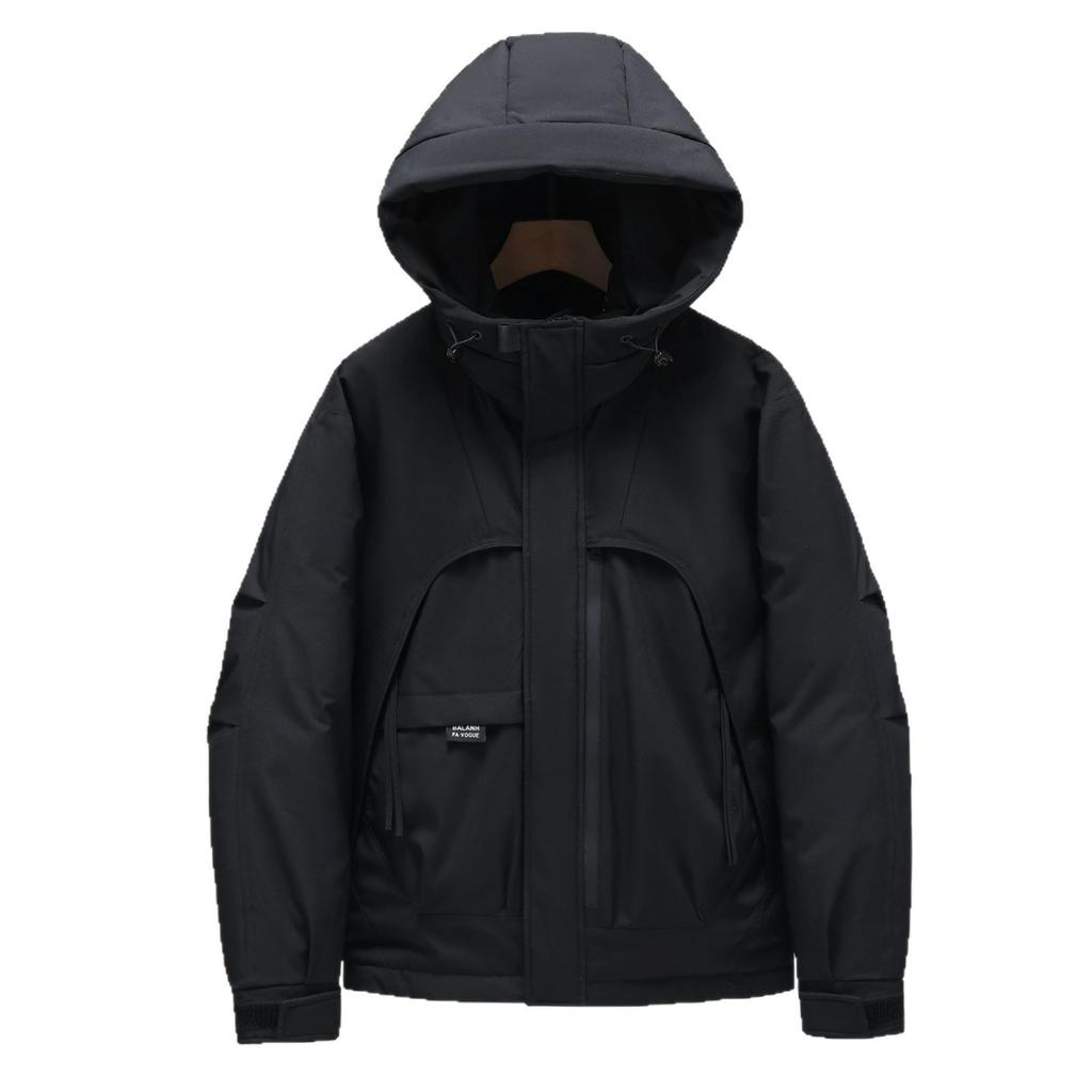 Unisex Sports Outdoor Hooded Warm Cotton-padded Jacket