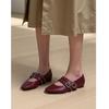 Fashion Fashion Buckle Strap Ladies Mary Janes Flats Shoes Female Shallow Women Ballet Flats Shoes With Height Increasing Footwear