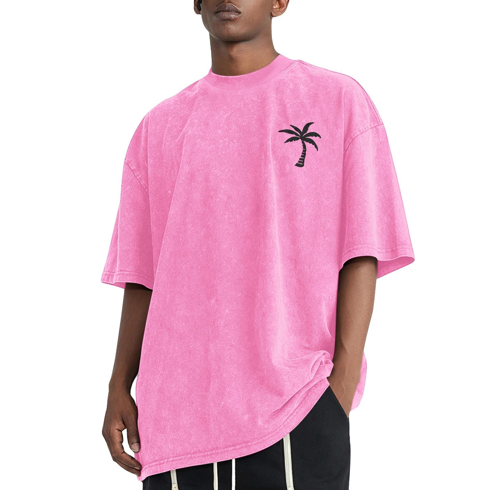 

Мужская летняя однотонная потертая футболка с заниженной линией плеч, мужская повседневная модная футболка XL