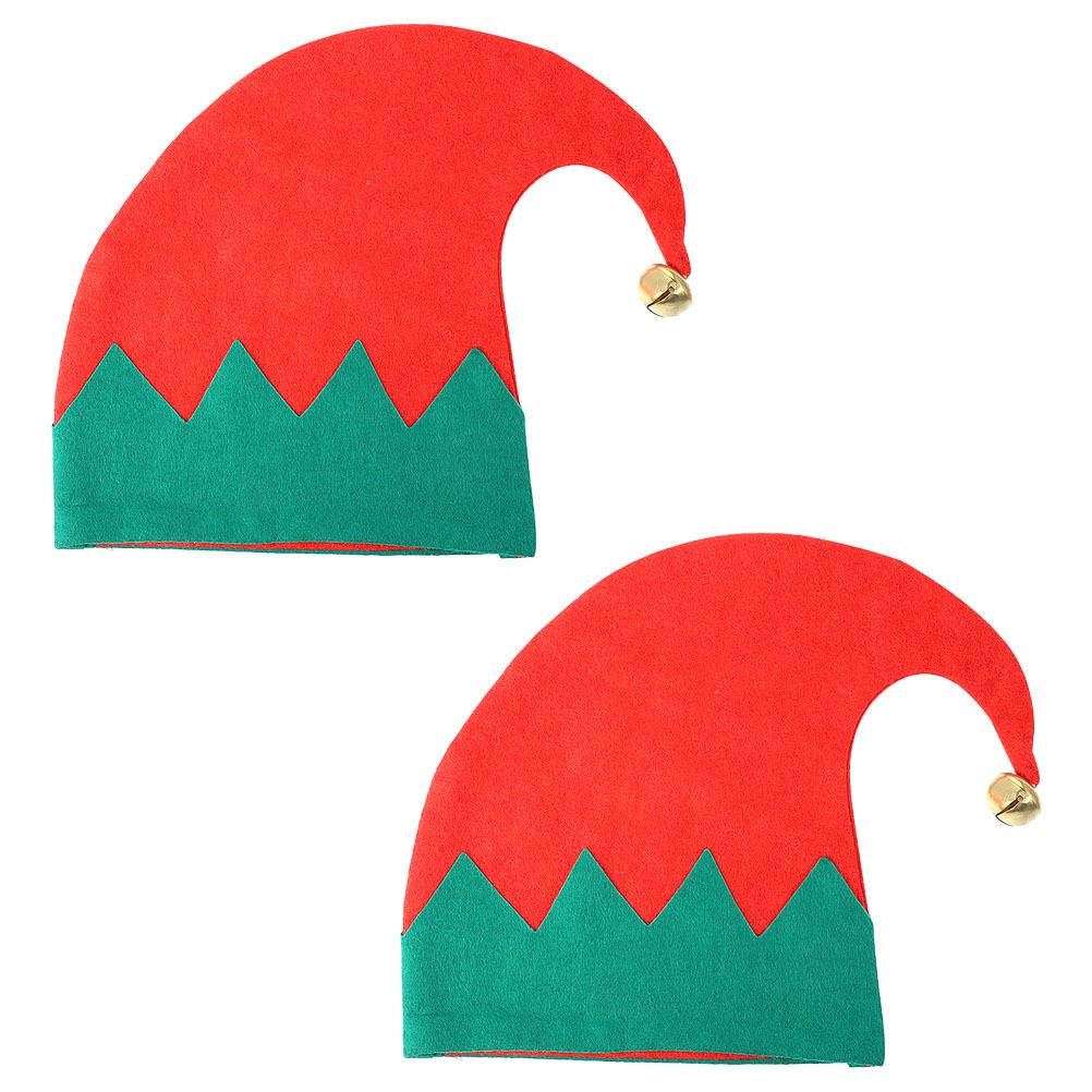 

2pcs Elf Christmas Costume For Kids Party Decoration Hat Holiday Gathering Cosplay Party Costume Props Accessories other