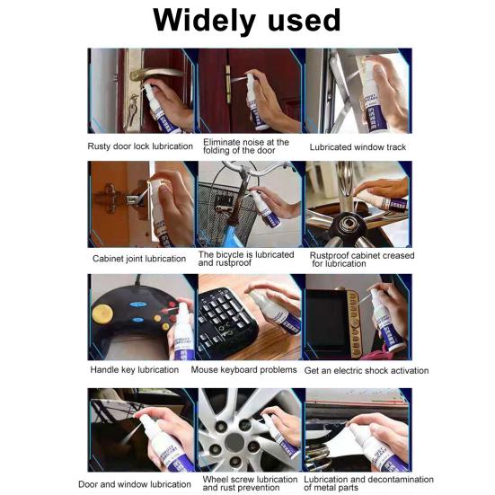 1/2/3Pcs 100ML Multi-purpose Rust Remover Car Maintenance Hinge Screw Metal Rust Stain Remover Iron Stain Cleaner Agent