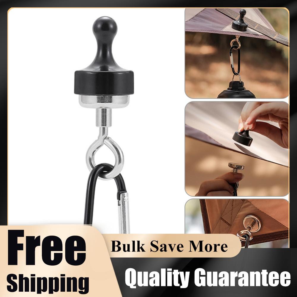Flexibility Hooks Pulling Force Mini Magnetic Hooks Heavy Duty Multipurpose for Hiking Camping Climbing Picnic