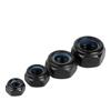 Anti-Loosening Self-Locking Nut 304 Stainless Steel Black Nylon Slip-Resistant Hex Screw Cap