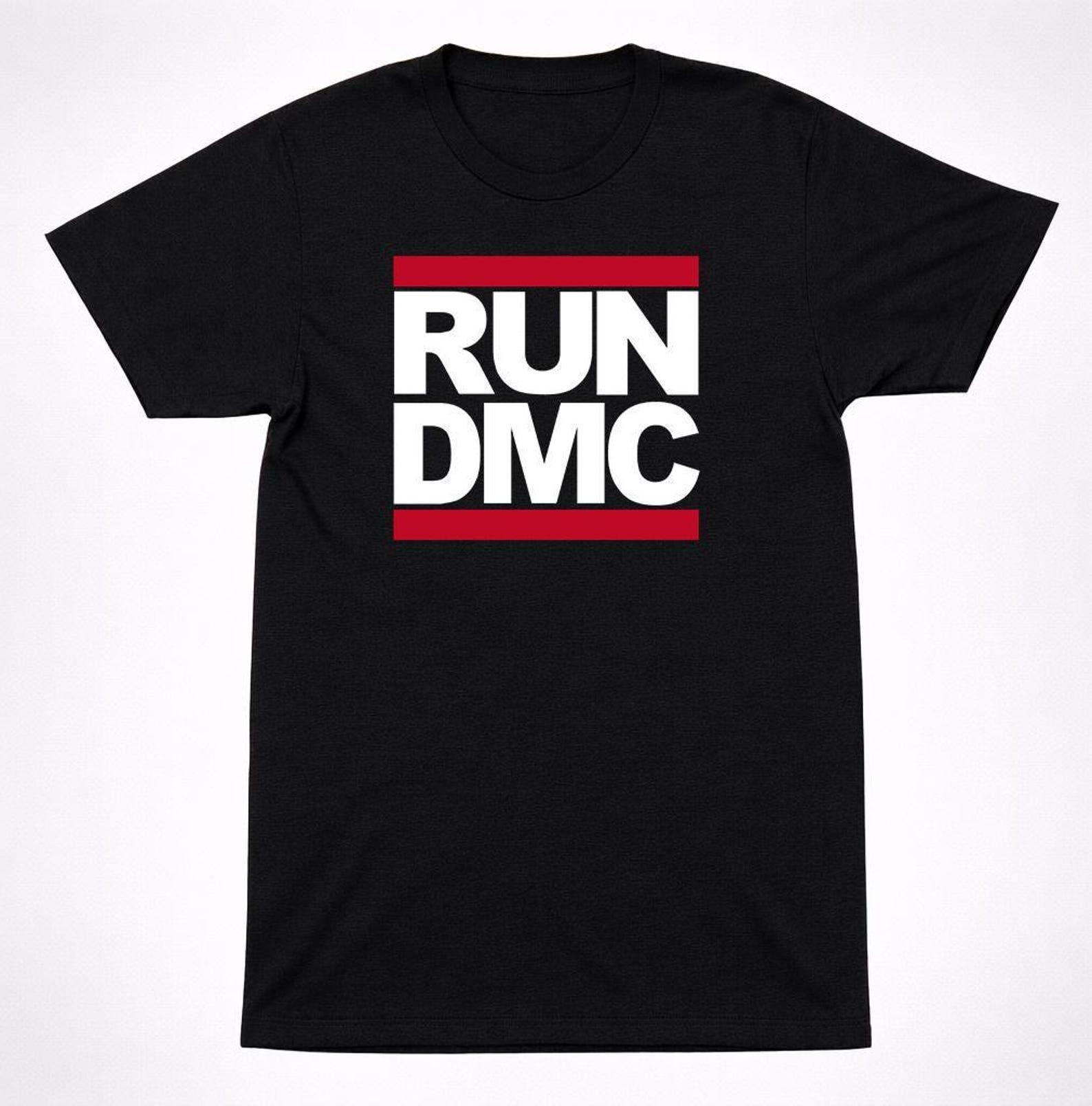 Run DMC Shirt Hip Hop Rap Legend Classic Logo 80s 90s Old School Rap Shirt XL