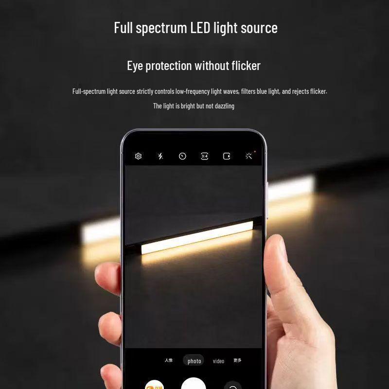 Ultra-Thin Surface-Mounted Magnetic Track Light Set for Living & Dining Rooms