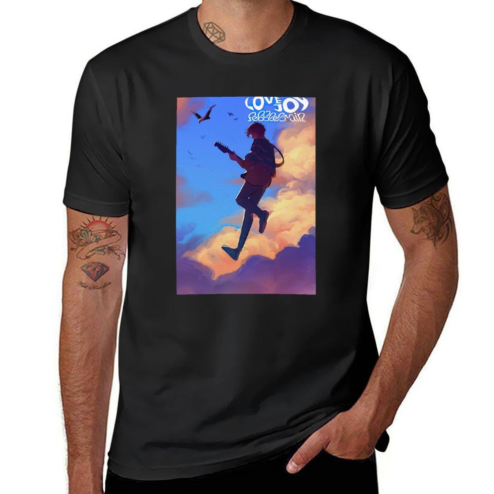 

LOVEJOY BAND PEBBLE BRAIN Tshirt quickdrying vintage aesthetic clothes plain heavy weight t shirts for men 4XL