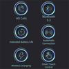 Bluetooth 5.3 Bluetooth Earphones HiFi Stereo Wireless Headsets Portable Sleep Headphones  Sports