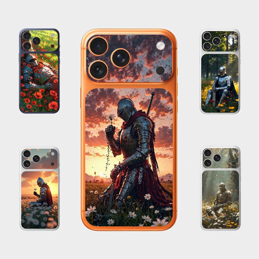 Knight And Peace For iPhone 17 Pro Max Full Back Cover Decal Wrap Skin Rear Protective Sticker Film