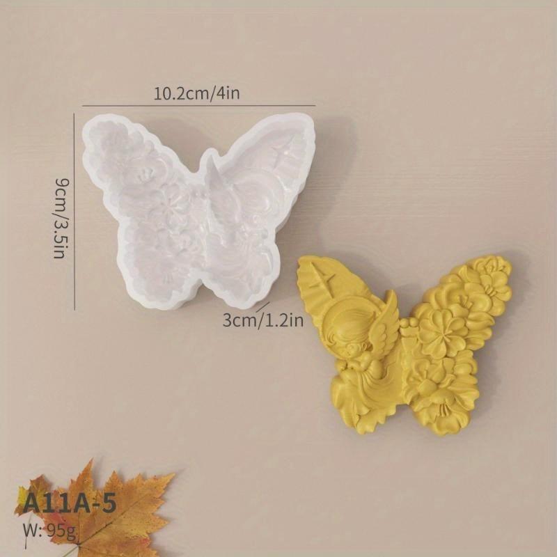 Flower Bar DIY Halloween Butterfly Candle Mold Skull Snakehead Mold Undead Day Silicone Baking Mold