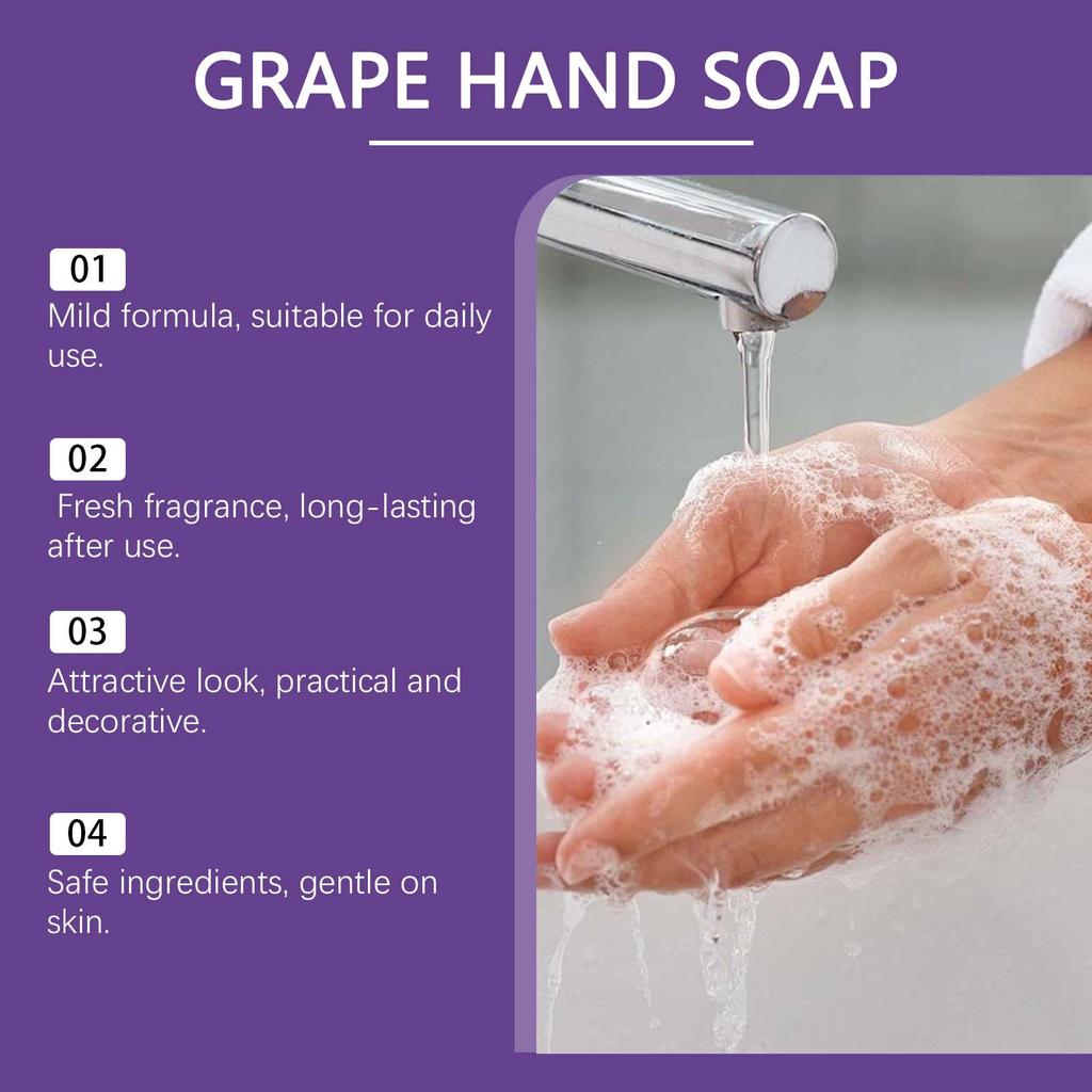 Ręcznie robione mydło w kształcie kiści winogron Nawilżające Delikatnie oczyszczające Odświeżający zapach Dekoracyjne Mydło do rąk Pieniące się do łazienki