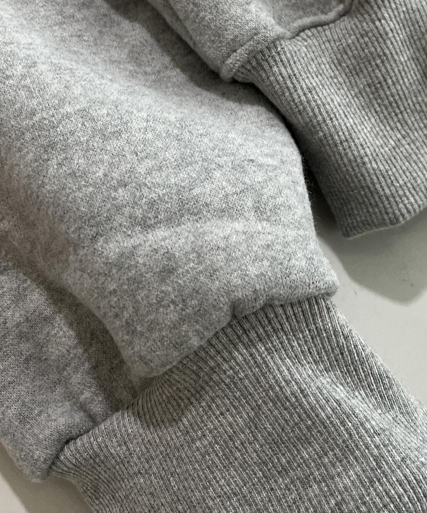 Sk8Er Rock Star Napping Sweat Hood Zip-Up ((Melange Gray))