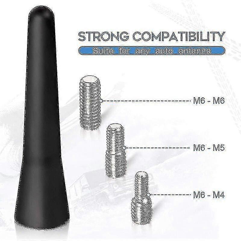 Auto Fm Dab Antenna Car Radio Antenna 6.5 Cm Short Mini Car Antenna With Powerful Fm/am/dab Receiving Function - Ri