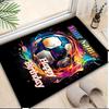 1PC Custom Name Soccer Birthday Celebration Theme Floor Mat Ideal for Living Room, Game Rooms, Office, Bedroom,Floor Mat Playful Design