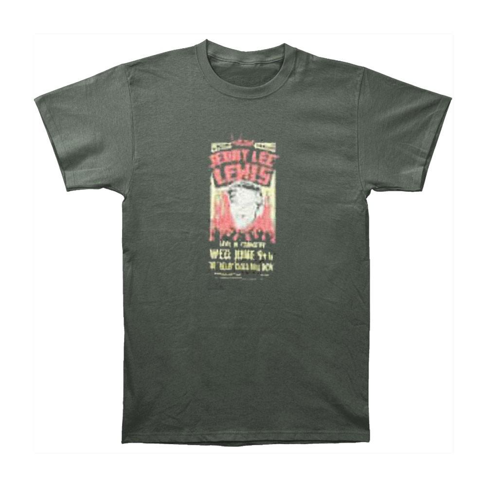 Men s Jerry Lee Lewis In Concert On Charcoal T-shirt Small Grey XL