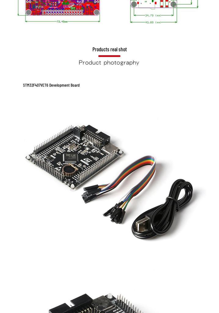 STM32F407VET6/407ZGT6 ARM STM32 Development & Learning Board