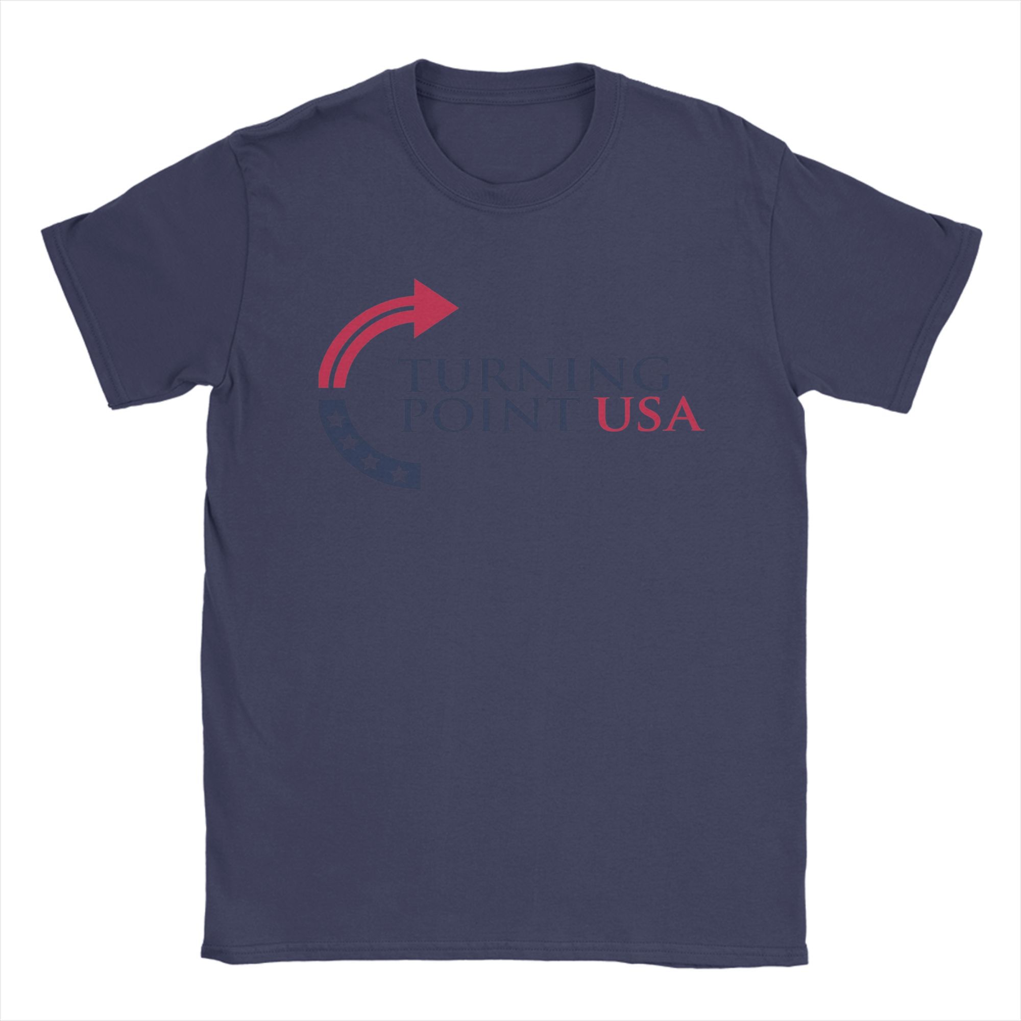 

Turning Point USA Charlie Kirk T Shirt Men Women Cotton Funny T-Shirts Round Collar Tees Short Sleeve Tops Gift Idea 4XL