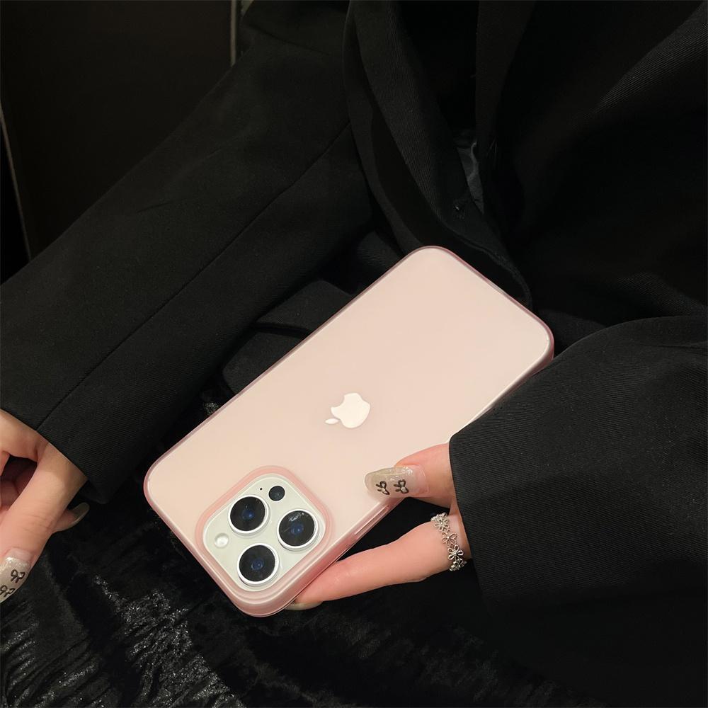 Matte Candy Transparent Phone Case For iPhone 17 Air 16 15 14 Pro Max Plus 13 12 11 XR XS XsMax Shockproof Silicone Bumper Cover