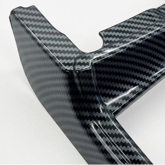 Carbon Fiber Inner Central Control Water Cup Holder Cover Trim for Dodge Charger