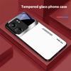 Vetro Temperato Nero con Finestra Grande per Xiaomi Redmi 13C Note13 12 Pro Plus 5G Note 9 13T Pro POCO X6 F5 F6